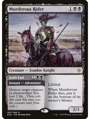 Murderous Rider // Swift End | Inglés | NM | ELD