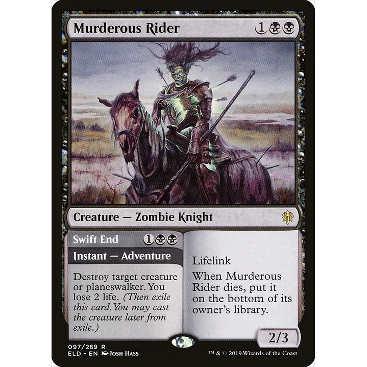 Murderous Rider // Swift End | Inglés | NM | ELD 1