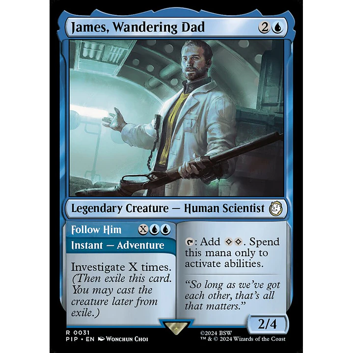 James, Wandering Dad // Follow Him | Inglés | NM | PIP 1