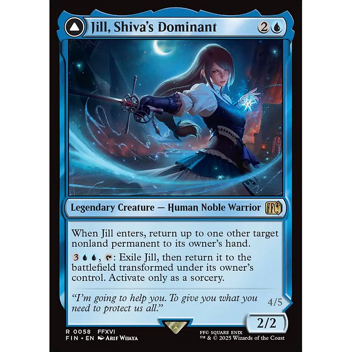 Jill, Shiva's Dominant // Shiva, Warden of Ice | Inglés | NM | FIN 1