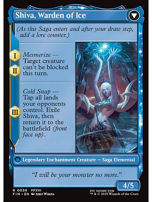 Jill, Shiva's Dominant // Shiva, Warden of Ice | Inglés | NM | FIN