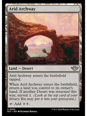 Arid Archway (foil) | Español | NM | OTJ