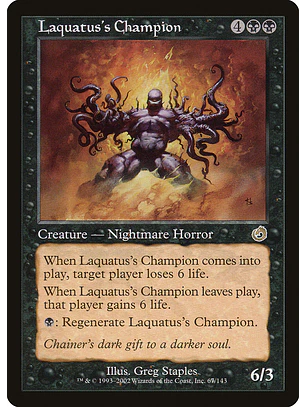 Laquatus's Champion (Retro Frame) | Español | NM | TOR