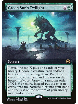 Green Sun's Twilight (Extended Art foil) | Español | NM | ONE