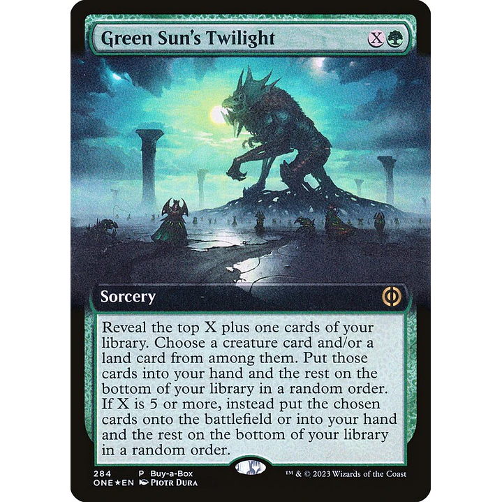 Green Sun's Twilight (Extended Art foil) | Español | NM | ONE 1