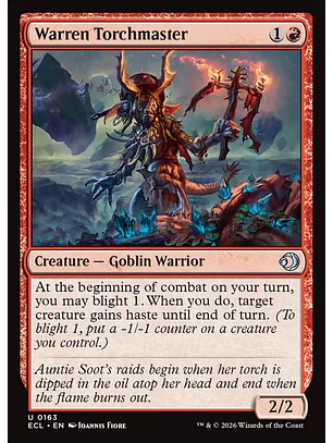 Warren Torchmaster (foil) | Español | NM | ECL