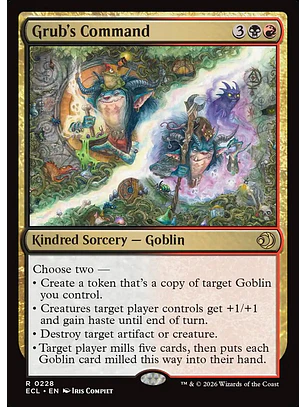 Grub's Command | Español | NM | ECL