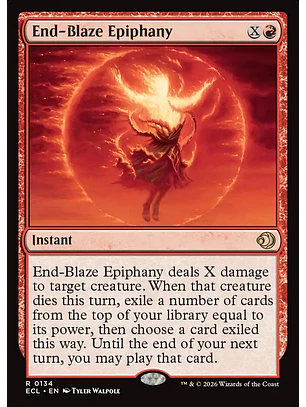 End-Blaze Epiphany (foil) | Español | NM | ECL