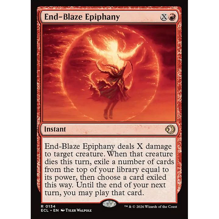End-Blaze Epiphany (foil) | Español | NM | ECL 1