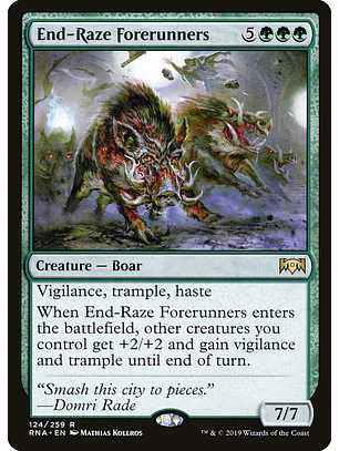 End-Raze Forerunners | Español | NM | RNA