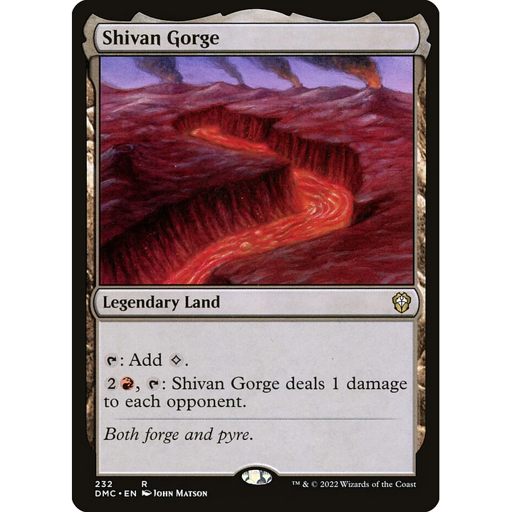 Shivan Gorge | Inglés | NM | DMC 1