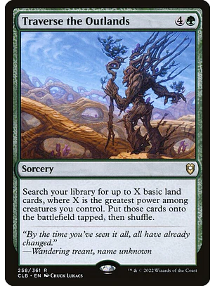 Traverse the Outlands | Español | NM | CLB