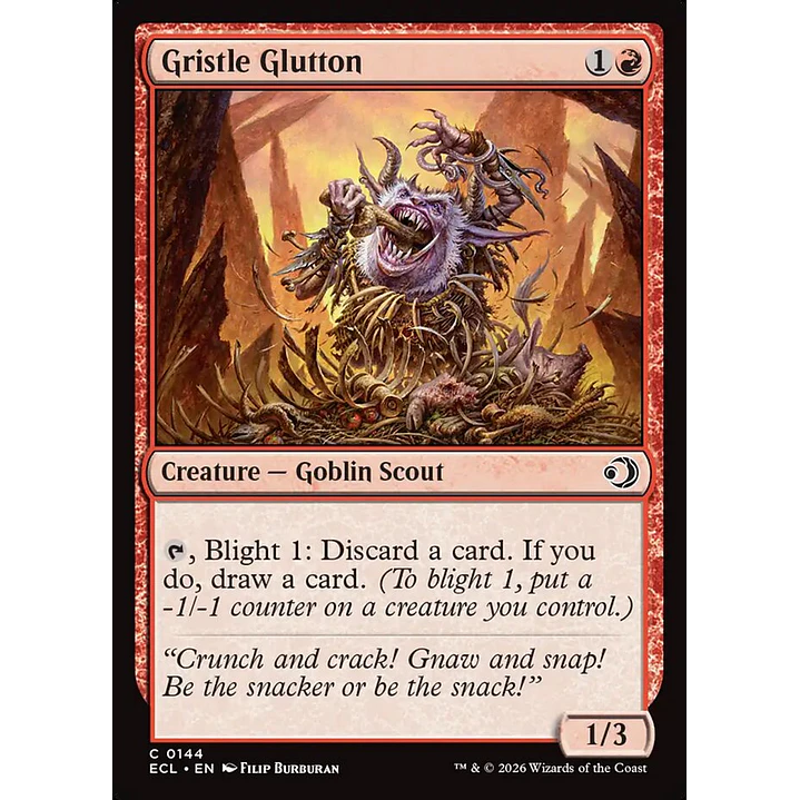 Gristle Glutton | Español | NM | ECL 1