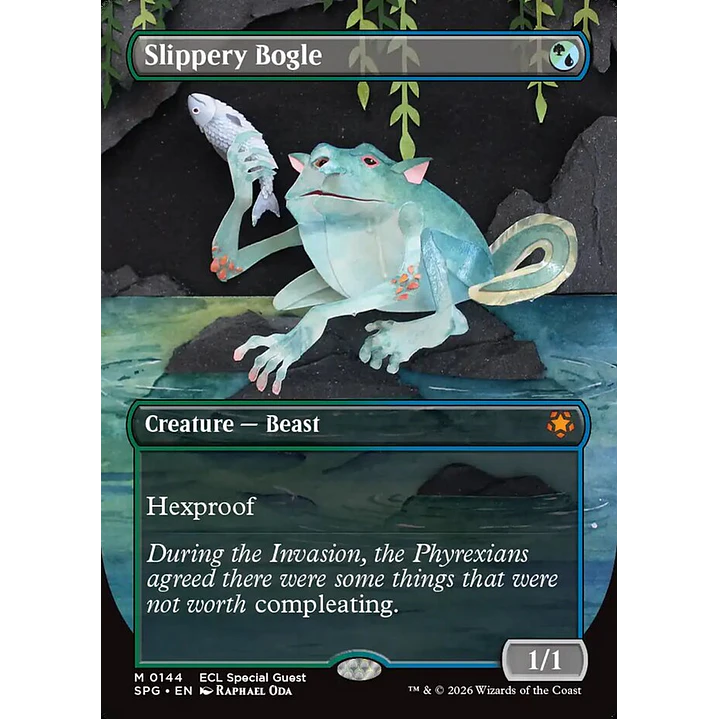 Slippery Bogle (Borderless) | Español | NM | SPG 1