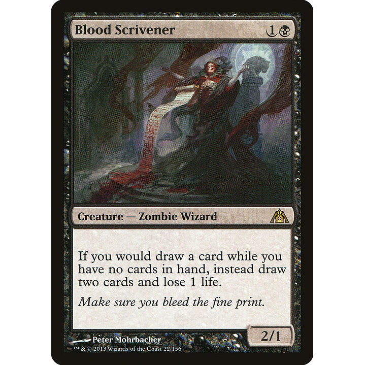 Blood Scrivener | Español | NM | DGM 1