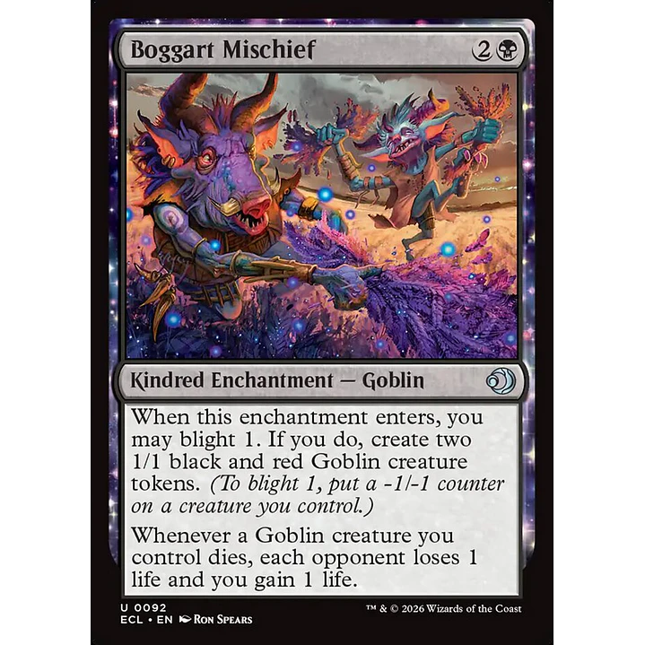 Boggart Mischief | Español | NM | ECL 1