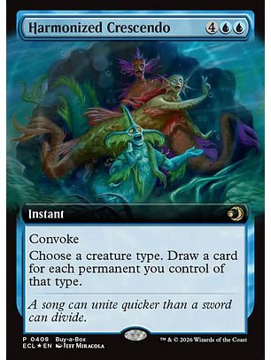 Harmonized Crescendo (Extended Art foil) | Inglés | NM | ECL