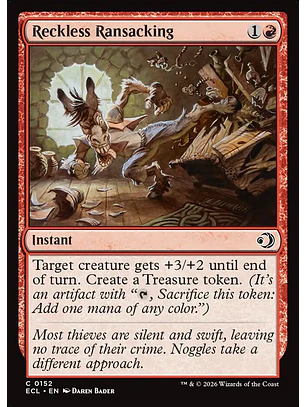 Reckless Ransacking (foil) | Inglés | NM | ECL