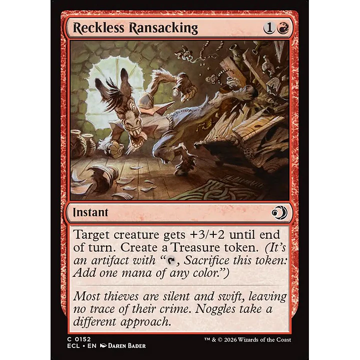 Reckless Ransacking (foil) | Inglés | NM | ECL 1