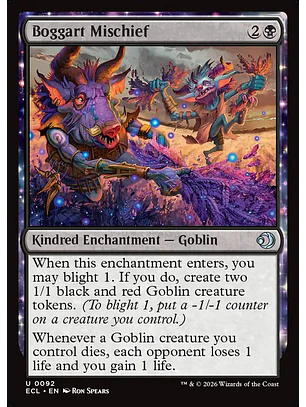 Boggart Mischief | Inglés | NM | ECL
