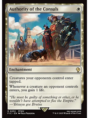 Authority of the Consuls (Surge Foil foil) | Inglés | NM | FIC
