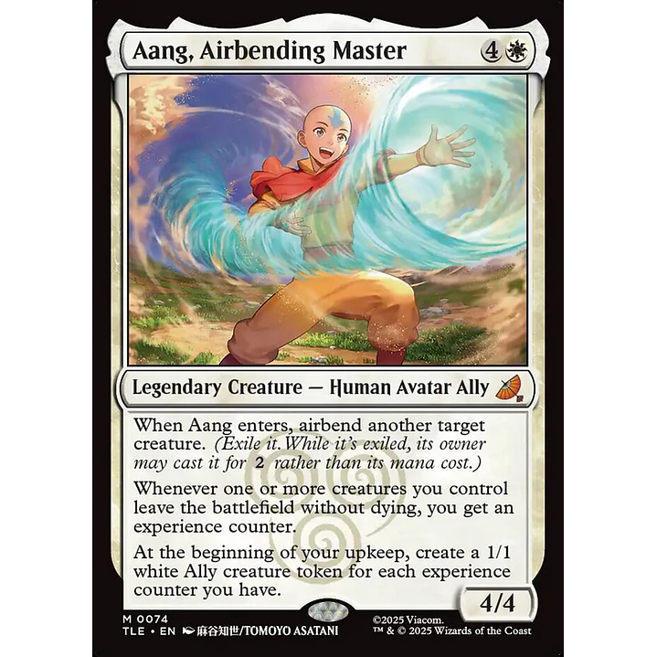 Aang, Airbending Master (foil) | Inglés | NM | TLE 1