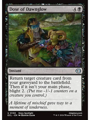 Dose of Dawnglow (foil) | Español | NM | ECL