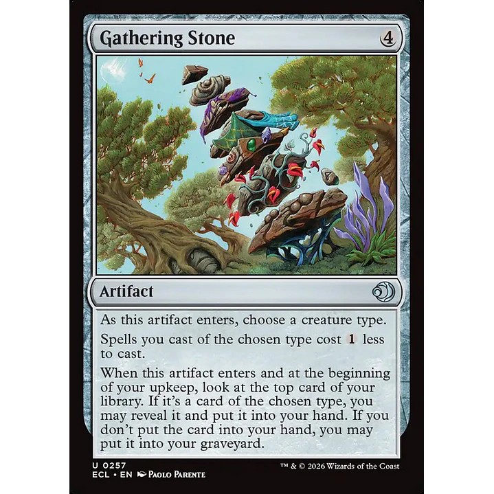 Gathering Stone (foil) | Español | NM | ECL 1