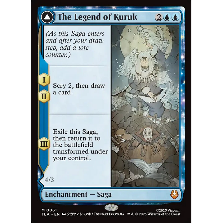 The Legend of Kuruk // Avatar Kuruk | Inglés | NM | TLA 1