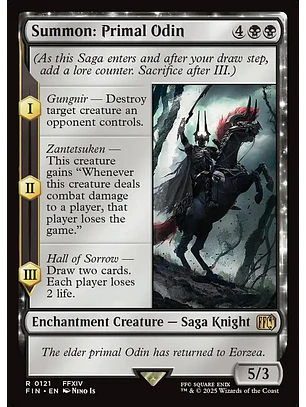 Summon: Primal Odin | Inglés | NM | FIN