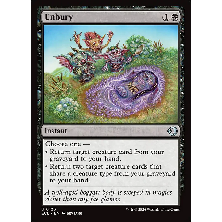 Unbury | Español | NM | ECL 1