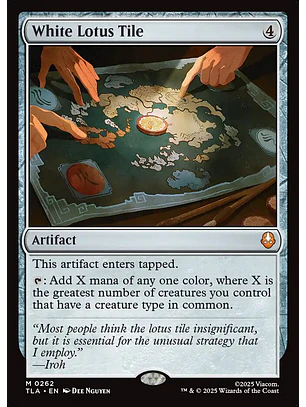White Lotus Tile (foil) | Inglés | NM | TLA