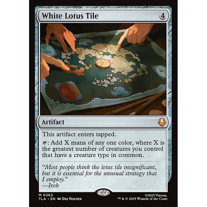 White Lotus Tile (foil) | Inglés | NM | TLA 1
