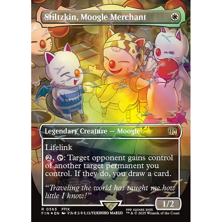 Stiltzkin, Moogle Merchant (Borderless foil) | Español | NM | FIN 1
