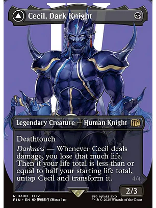 Cecil, Dark Knight // Cecil, Redeemed Paladin (Borderless) | Inglés | NM | FIN