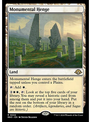 Monumental Henge | Español | NM | MH3