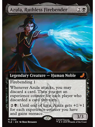 Azula, Ruthless Firebender (Extended Art) | Inglés | NM | TLE