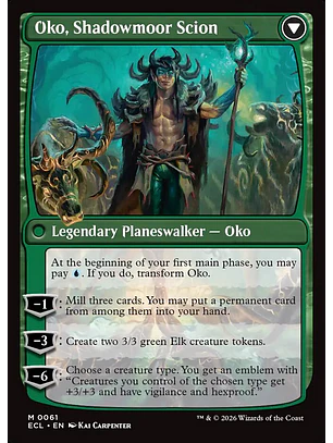 Oko, Lorwyn Liege // Oko, Shadowmoor Scion | Inglés | NM | ECL