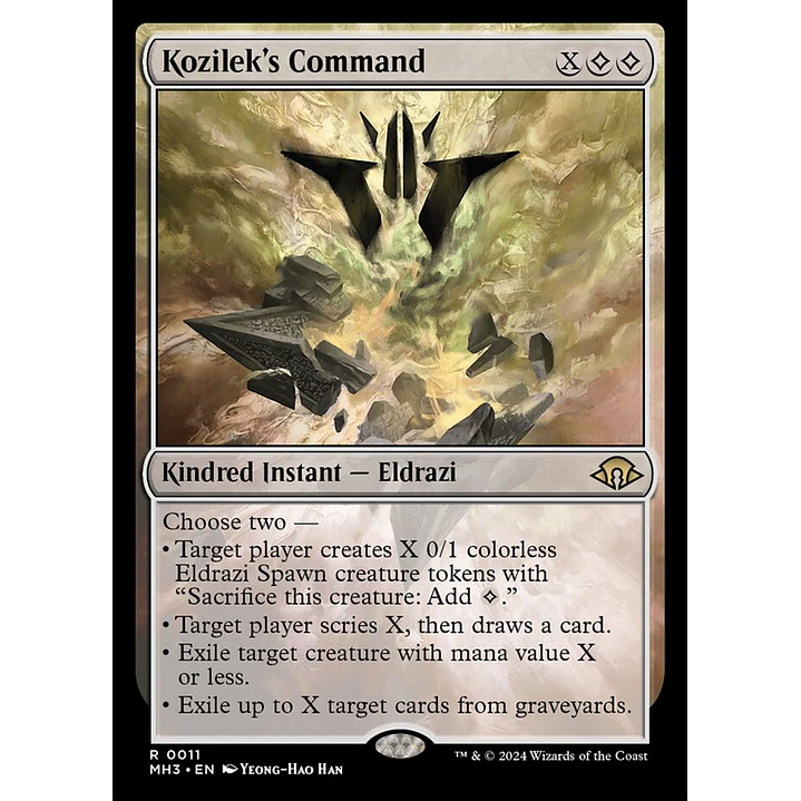Kozilek's Command | Español | NM | MH3 1