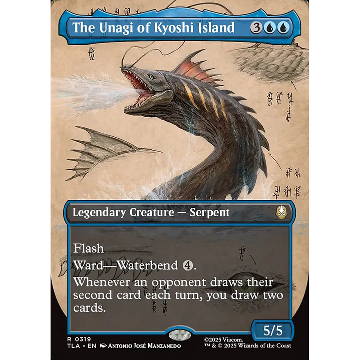 The Unagi of Kyoshi Island (Borderless foil) | Inglés | NM | TLA 1