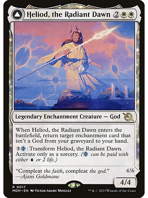 Heliod, the Radiant Dawn // Heliod, the Warped Eclipse | Inglés | NM | MOM