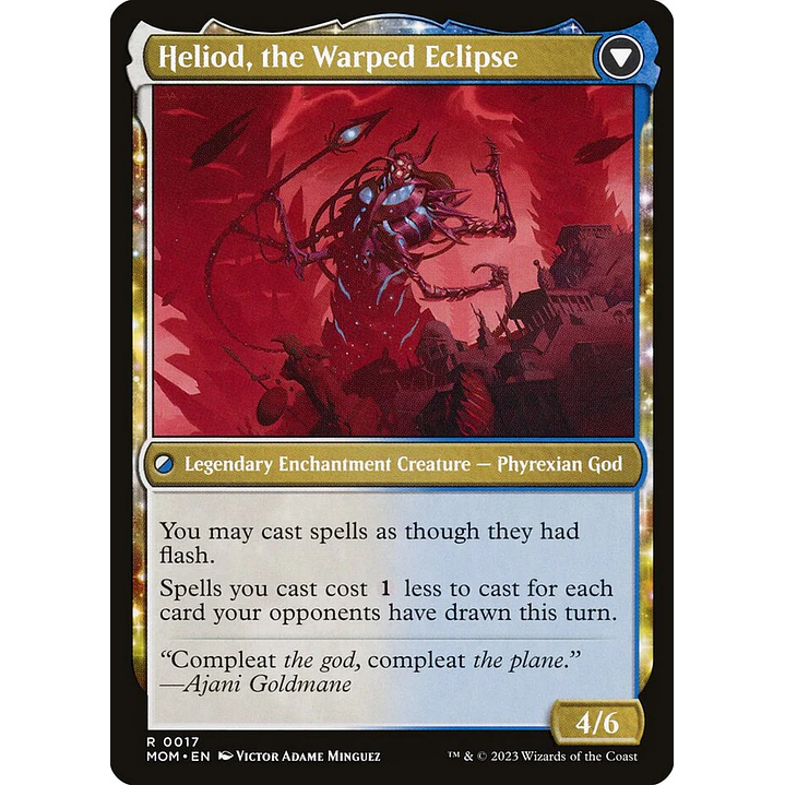 Heliod, the Radiant Dawn // Heliod, the Warped Eclipse | Inglés | NM | MOM 2