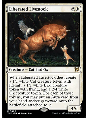Liberated Livestock | Inglés | NM | WOC