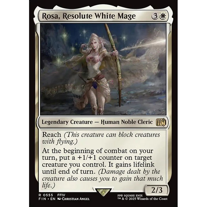 Rosa, Resolute White Mage | Inglés | NM | FIN 1