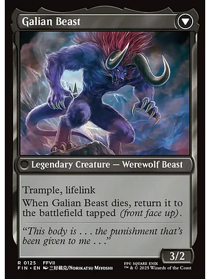 Vincent Valentine // Galian Beast (foil) | Inglés | NM | FIN