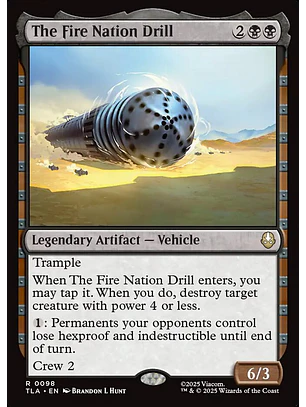 The Fire Nation Drill (foil) | Inglés | NM | TLA