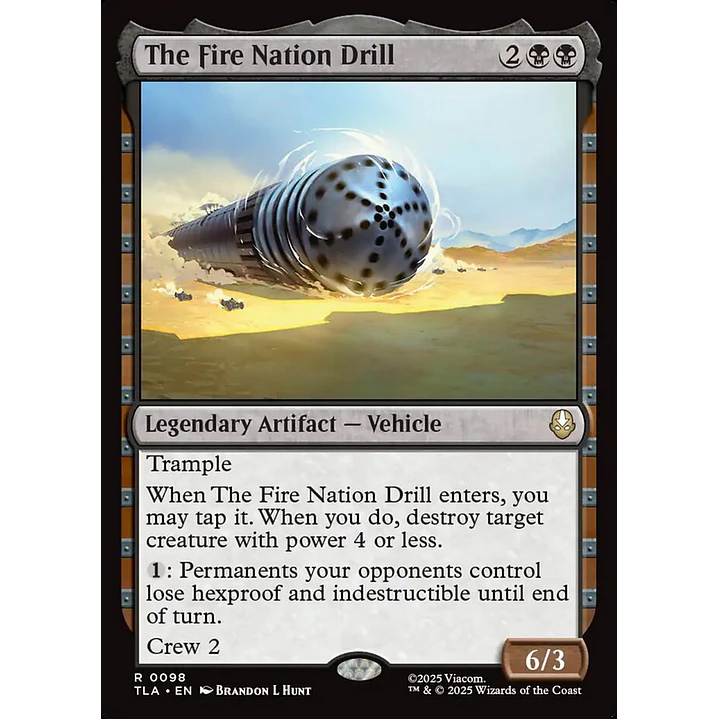 The Fire Nation Drill (foil) | Inglés | NM | TLA 1