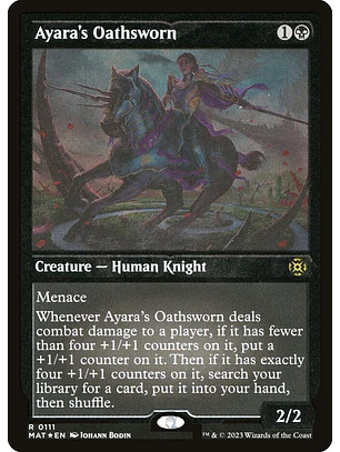 Ayara's Oathsworn (Etched) | Inglés | NM | MAT