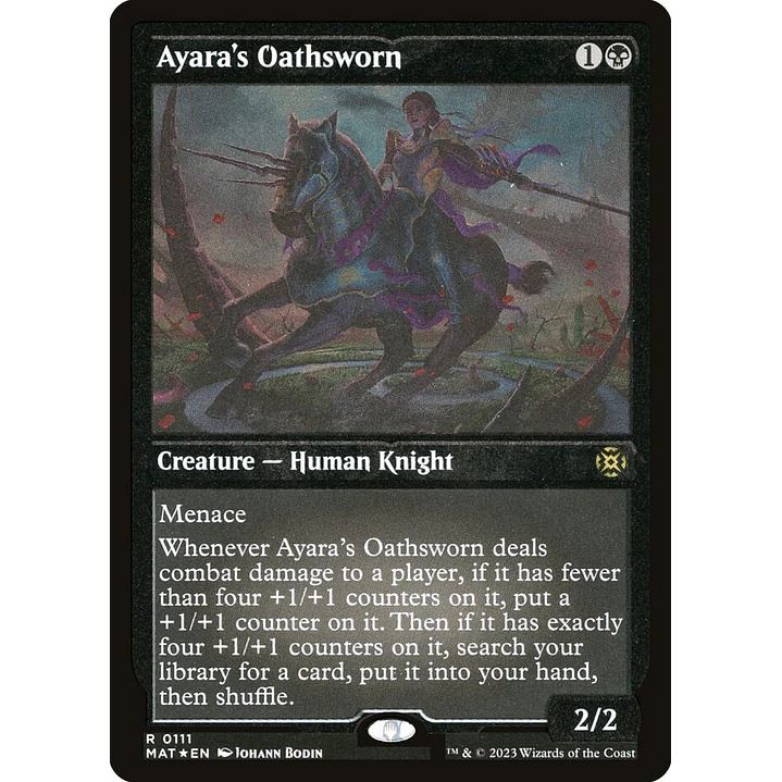 Ayara's Oathsworn (Etched) | Inglés | NM | MAT 1