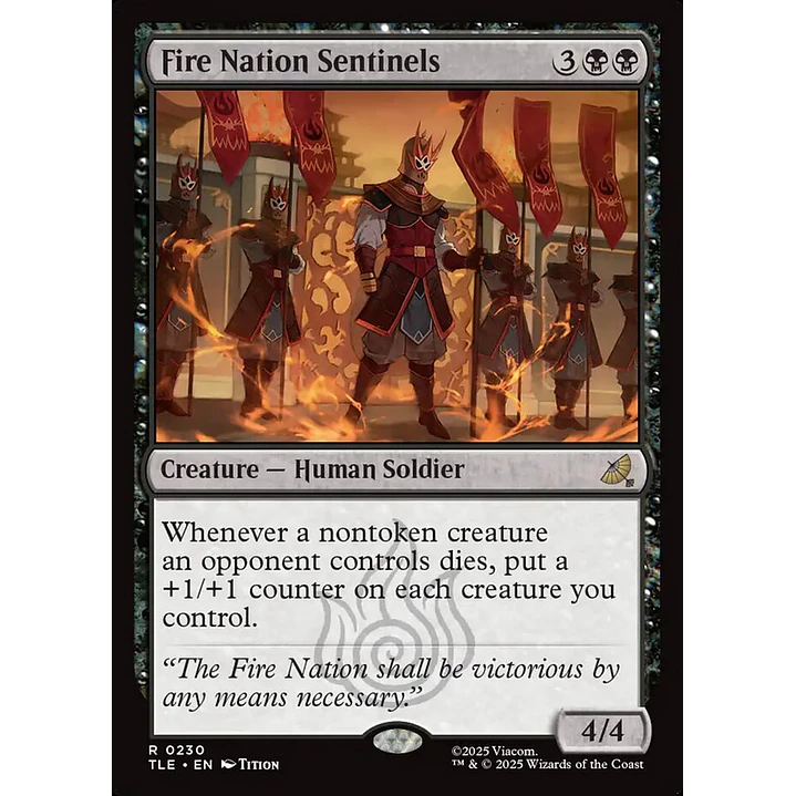Fire Nation Sentinels (foil) | Inglés | NM | TLE 1